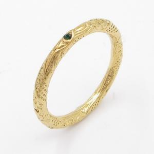 Stainless Steel Gold-plating Ring - KR113195-SP