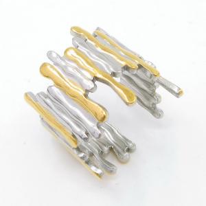 Stainless Steel Gold-plating Ring - KR113353-SP