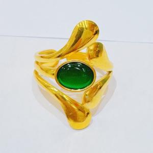 Stainless Steel Gold-plating Ring - KR114322-SXSJ