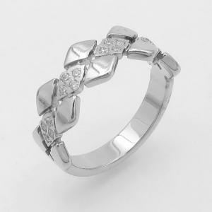 Stainless Steel Stone&Crystal Ring - KR114467-YH