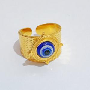 Stainless Steel Gold-plating Ring - KR114541-SXSJ