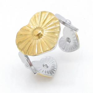 Stainless Steel Gold-plating Ring - KR114606-HM