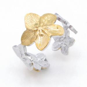 Stainless Steel Gold-plating Ring - KR114608-HM