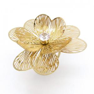 Stainless Steel Gold-plating Ring - KR114615-HM