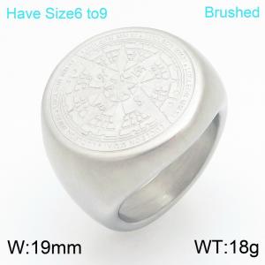 Stainless Steel Special Ring - KR114718-GC