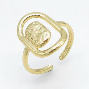 Stainless Steel Gold-plating Ring - KR115698-LM