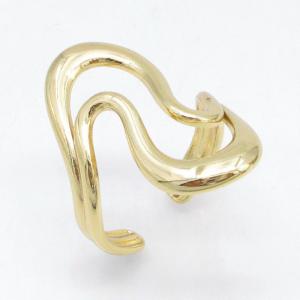 Stainless Steel Gold-plating Ring - KR115721-LM