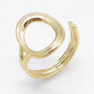 Stainless Steel Gold-plating Ring - KR115726-LM