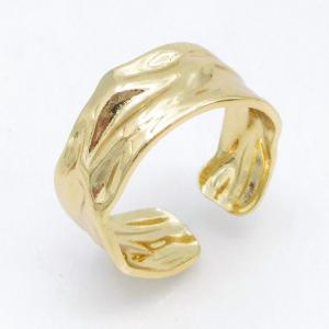 Stainless Steel Gold-plating Ring - KR115747-LM