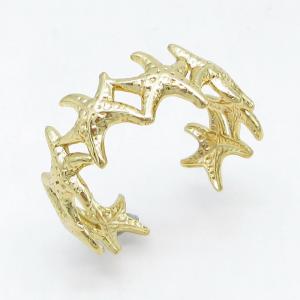 Stainless Steel Gold-plating Ring - KR115750-LM