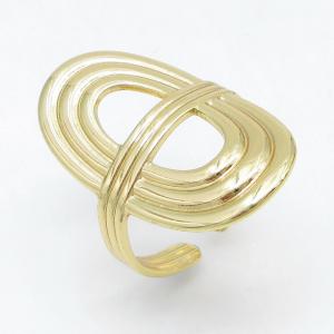 Stainless Steel Gold-plating Ring - KR115751-LM