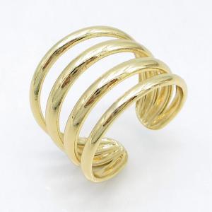 Stainless Steel Gold-plating Ring - KR115752-LM