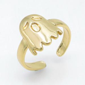 Stainless Steel Gold-plating Ring - KR115753-LM
