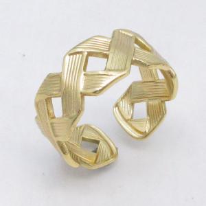 Stainless Steel Gold-plating Ring - KR115786-LM