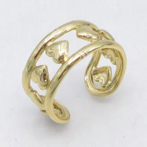 Stainless Steel Gold-plating Ring - KR115788-LM