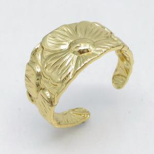 Stainless Steel Gold-plating Ring - KR115798-LM