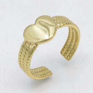 Stainless Steel Gold-plating Ring - KR115800-LM