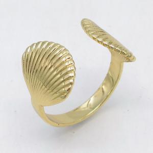 Stainless Steel Gold-plating Ring - KR115803-LM