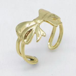 Stainless Steel Gold-plating Ring - KR115814-LM