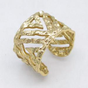 Stainless Steel Gold-plating Ring - KR115816-LM