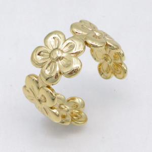 Stainless Steel Gold-plating Ring - KR115821-LM