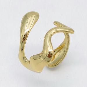 Stainless Steel Gold-plating Ring - KR115828-LM