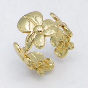 Stainless Steel Gold-plating Ring - KR115834-LM