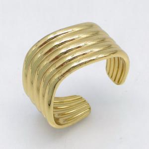 Stainless Steel Gold-plating Ring - KR115837-LM