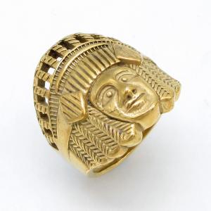 Stainless Steel Gold-plating Ring - KR115917-ZY