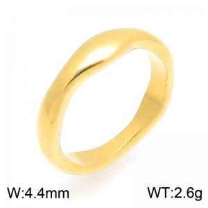 Stainless Steel Gold-plating Ring - KR116332-TSC