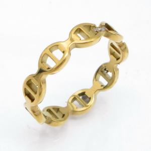 Stainless Steel Stone&Crystal Ring - KR116456-YH