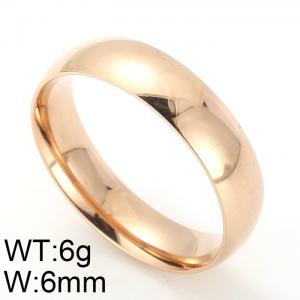 Stainless Steel Gold-plating Ring - KR20044-K