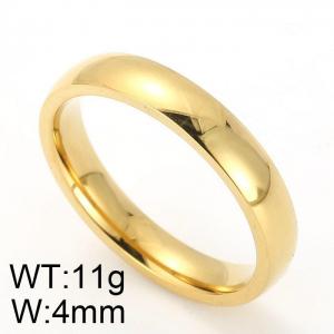 Stainless Steel Gold-plating Ring - KR20059-D