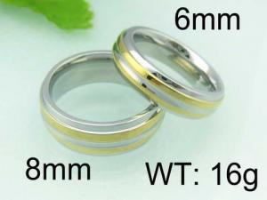 Stainless Steel Lover Ring - KR22625-WM