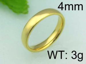 SS Gold-Plating Rings - KR22684-WM