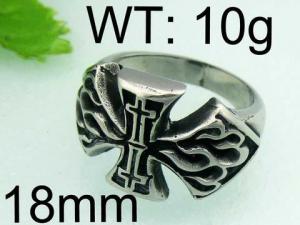 Stainless Steel Casting Ring - KR23828-TMT