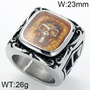 Stainless Skull Ring - KR23941-D