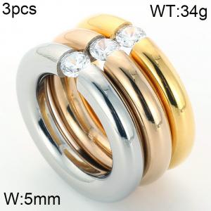 Fashion Stone&Crystal Rings Hot Sell Worldwide - KR31322-K