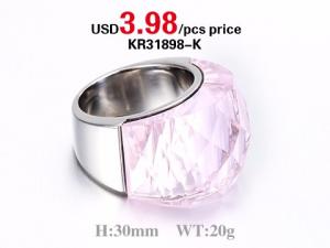 Wholesale Supplier & Manufacturer Of Stainless Steel Gemstone Rings - KR31898-K
