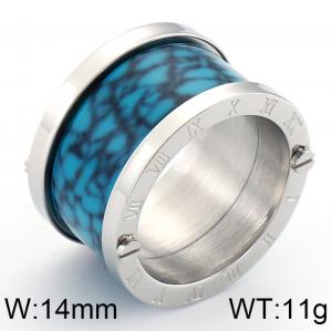 Stainless Steel Gold-plating Ring - KR34161-K