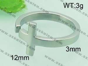Stainless Steel Casting Ring - KR34574-Z