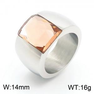 Popular Jewelry Simple Design Rings With Stone - KR34693-K
