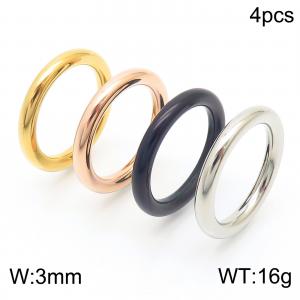 Stainless Steel Special Ring - KR35002-K