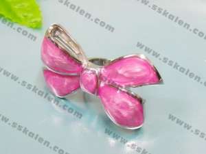 Stainless Steel Enamel Ring - KR35408-K