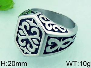 Stainless Steel Casting Ring - KR35626-TGX