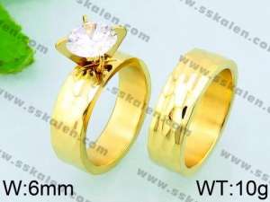 Stainless Steel Lover Ring - KR35831-K