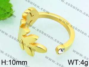 Stainless Steel Special Ring - KR36129-Z