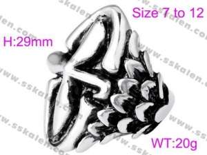 Stainless Steel Casting Ring - KR36790-K