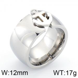 Stainless Steel Special Ring - KR38632-K