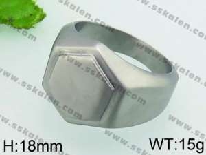 Stainless Steel Special Ring - KR38810-TOT